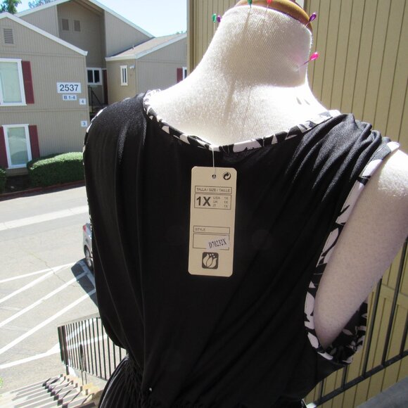 #380  NEW WOMEN'S LONG SUMMER DRESS BY JON & ANNA  (SIZE 14US / 18UK) - Picture 4 of 4